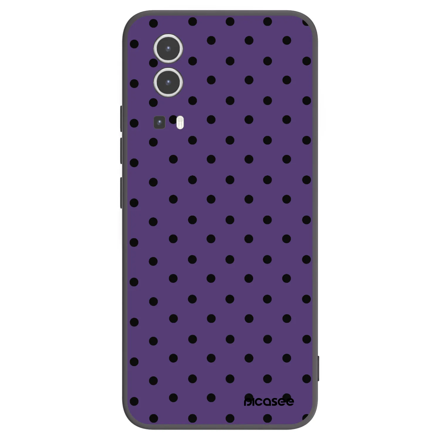 Picasee husă neagră din silicon pentru Vivo Y72 5G - Flickers 2