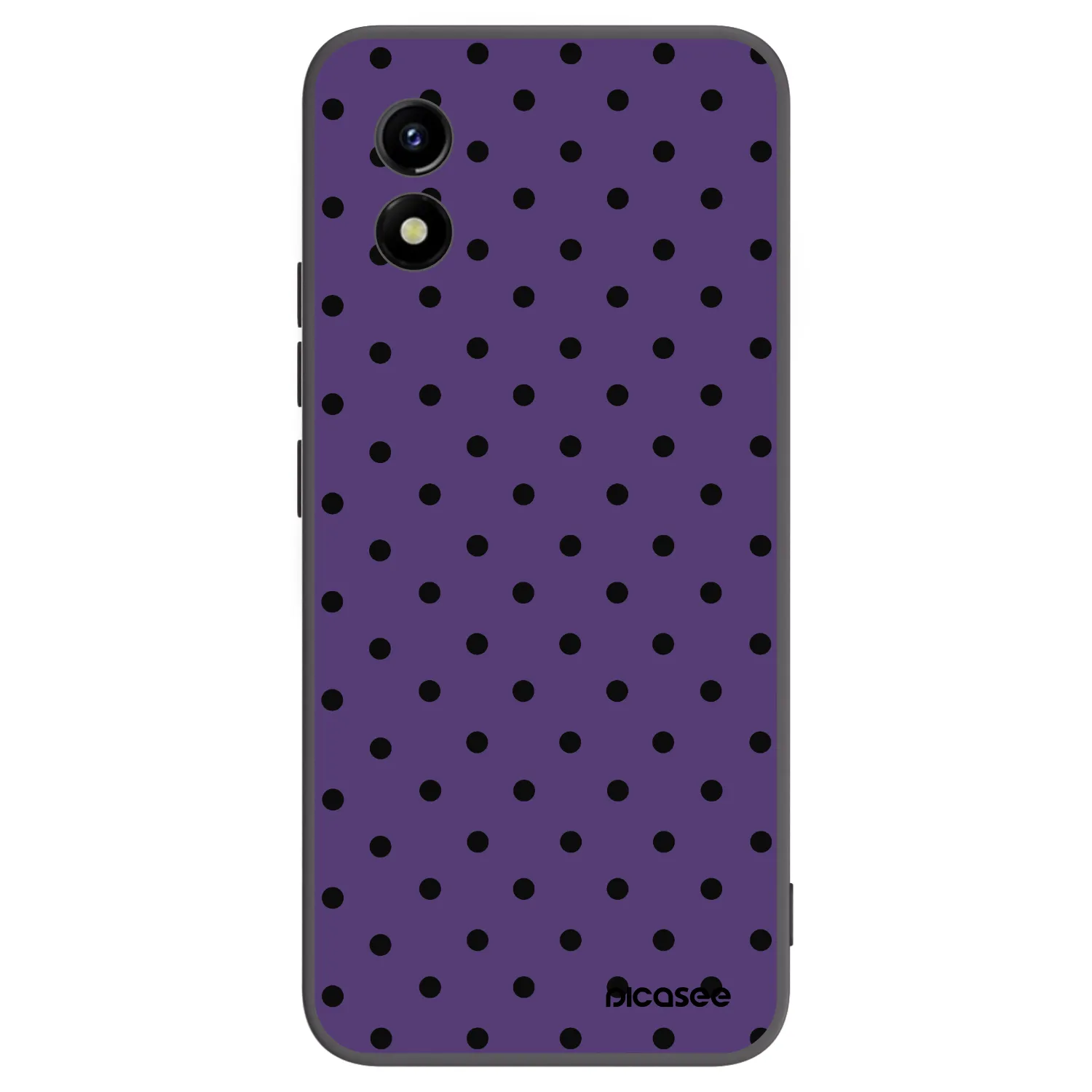 Picasee husă neagră din silicon pentru Vivo Y01 - Flickers 2