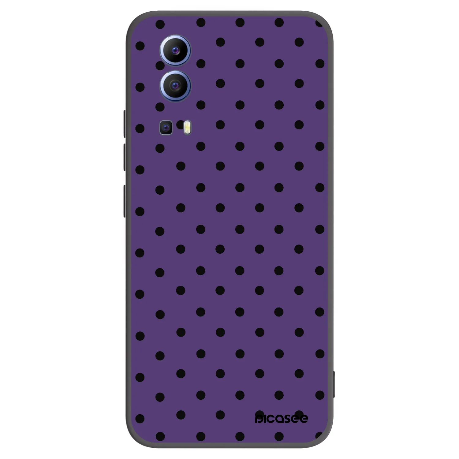 Picasee husă neagră din silicon pentru Vivo Y52 5G - Flickers 2