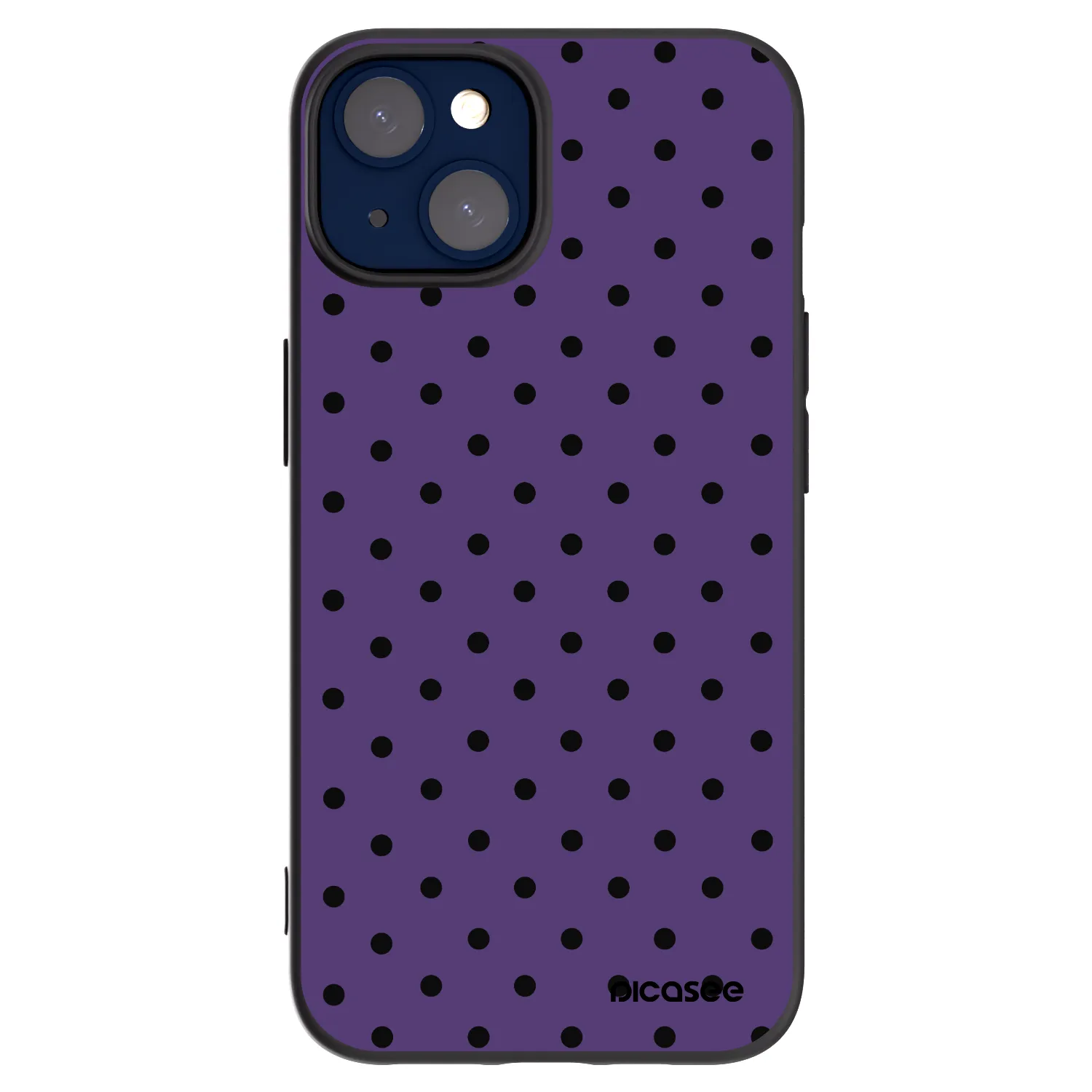 Picasee husă neagră din silicon pentru Apple iPhone 14 - Flickers 2