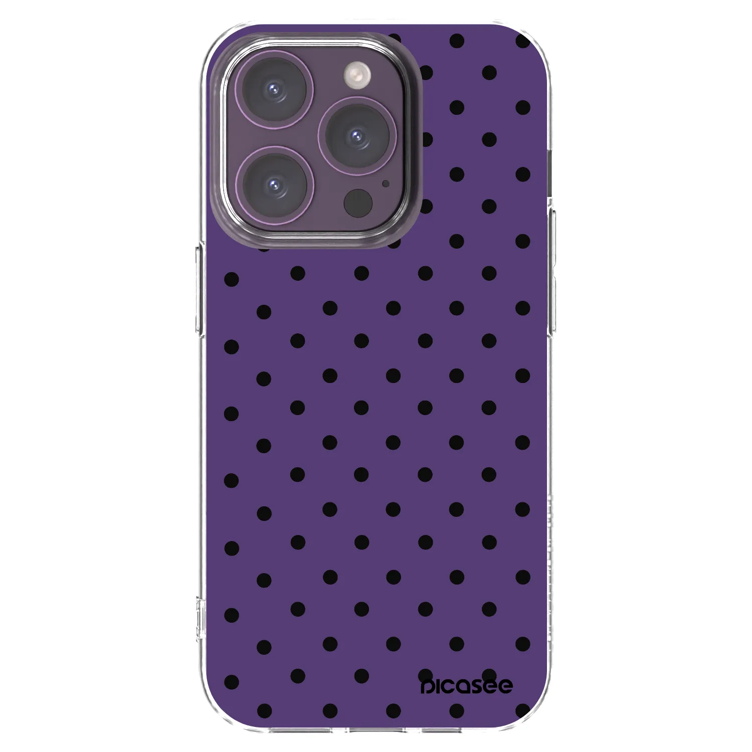 Picasee husă transparentă din silicon pentru Apple iPhone 14 Pro - Flickers 2