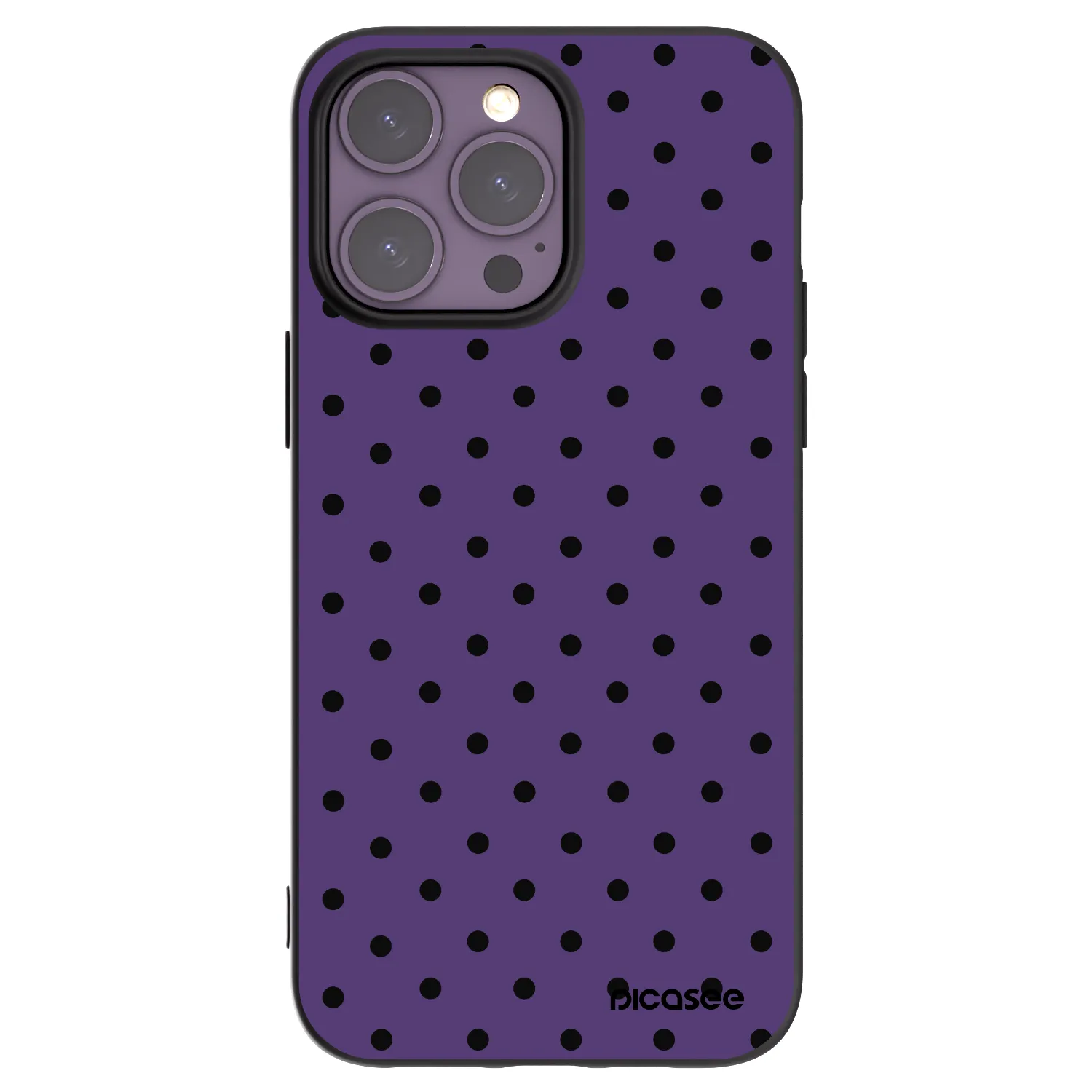 Picasee husă neagră din silicon pentru Apple iPhone 14 Pro Max - Flickers 2