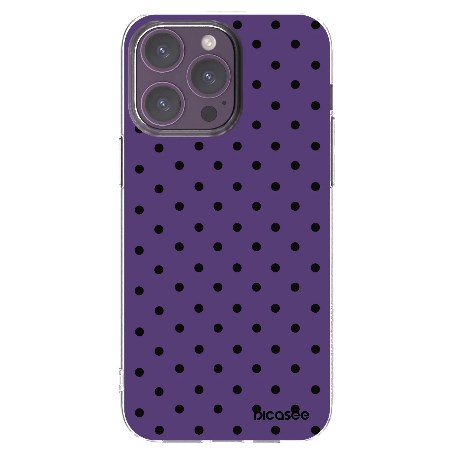 Picasee husă transparentă din silicon pentru Apple iPhone 14 Pro Max - Flickers 2
