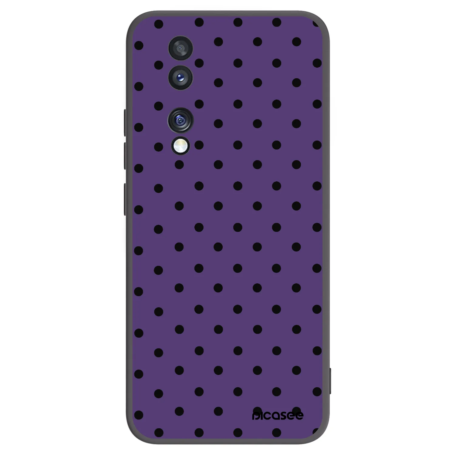 Picasee husă neagră din silicon pentru Honor 70 - Flickers 2