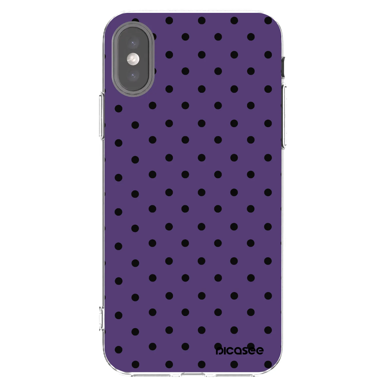 Picasee husă transparentă din silicon pentru Apple iPhone X/XS - Flickers 2