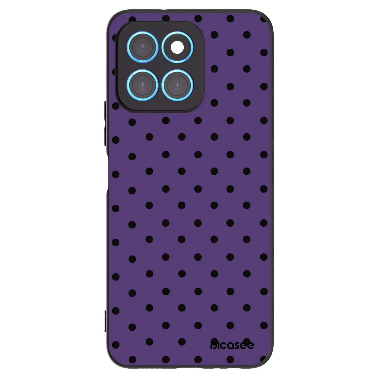 Picasee husă neagră din silicon pentru Honor X6 - Flickers 2
