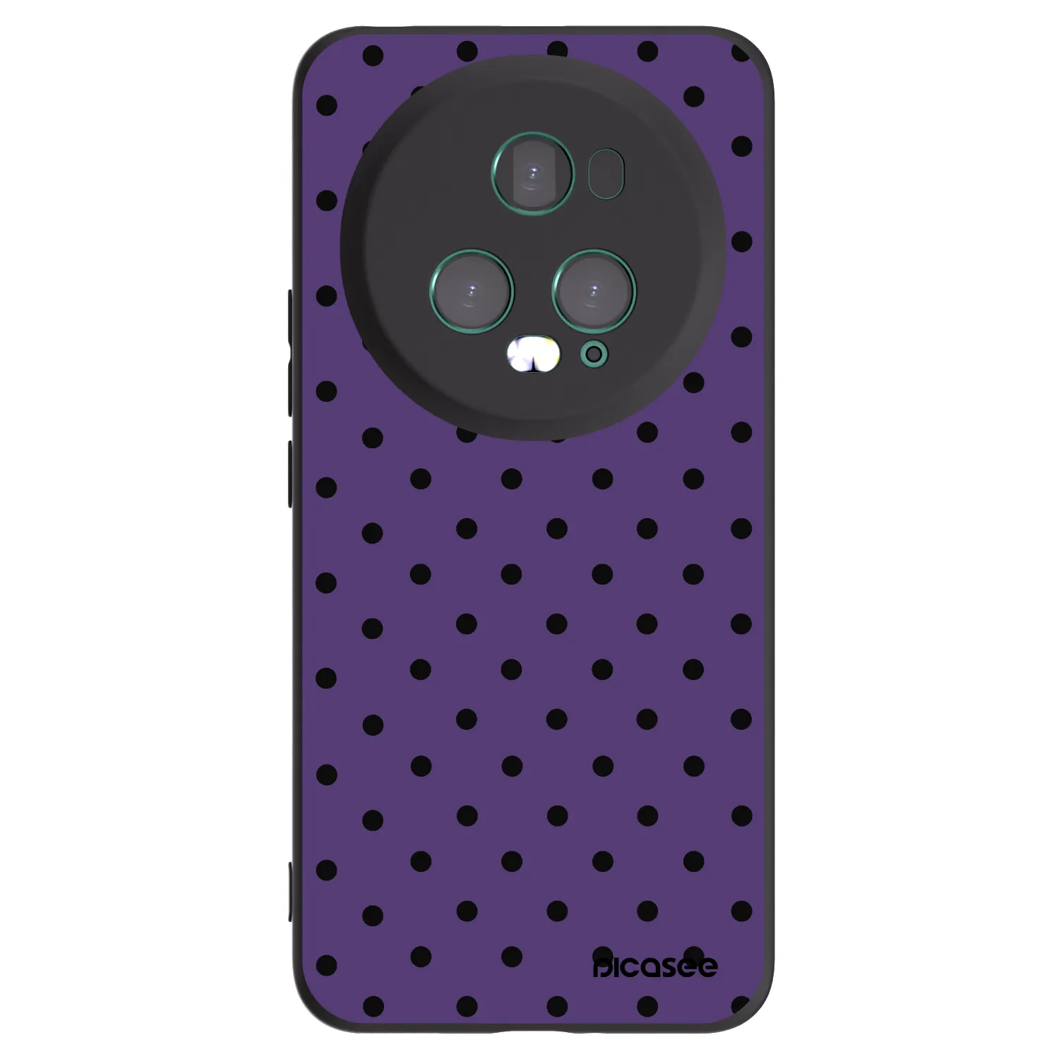 Picasee husă neagră din silicon pentru Honor Magic5 Pro - Flickers 2