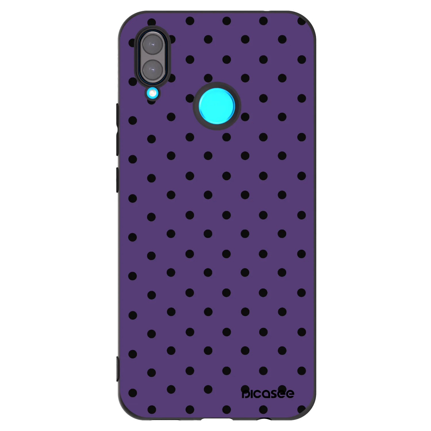 Picasee husă neagră din silicon pentru Huawei Nova 3i - Flickers 2
