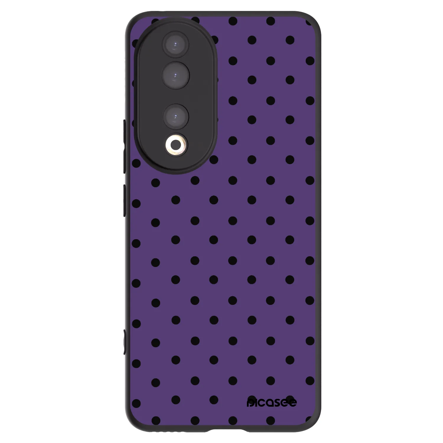 Picasee husă neagră din silicon pentru Honor 90 5G - Flickers 2