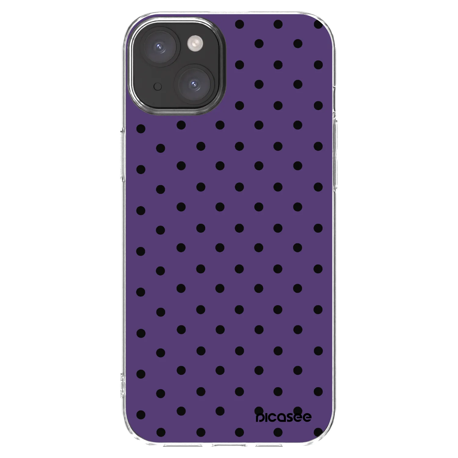 Picasee husă transparentă din silicon pentru Apple iPhone 15 Plus - Flickers 2