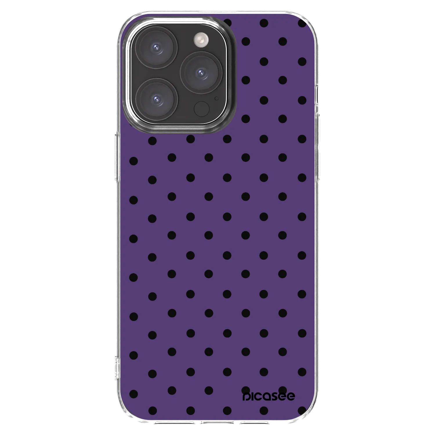 Picasee husă transparentă din silicon pentru Apple iPhone 15 Pro Max - Flickers 2