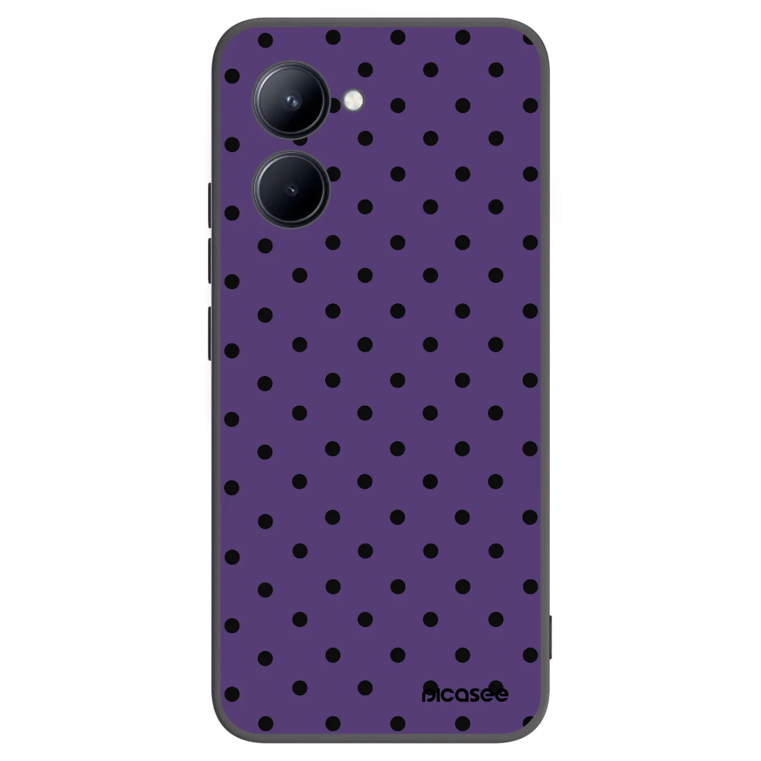 Picasee husă neagră din silicon pentru Realme C33 (2023) - Flickers 2