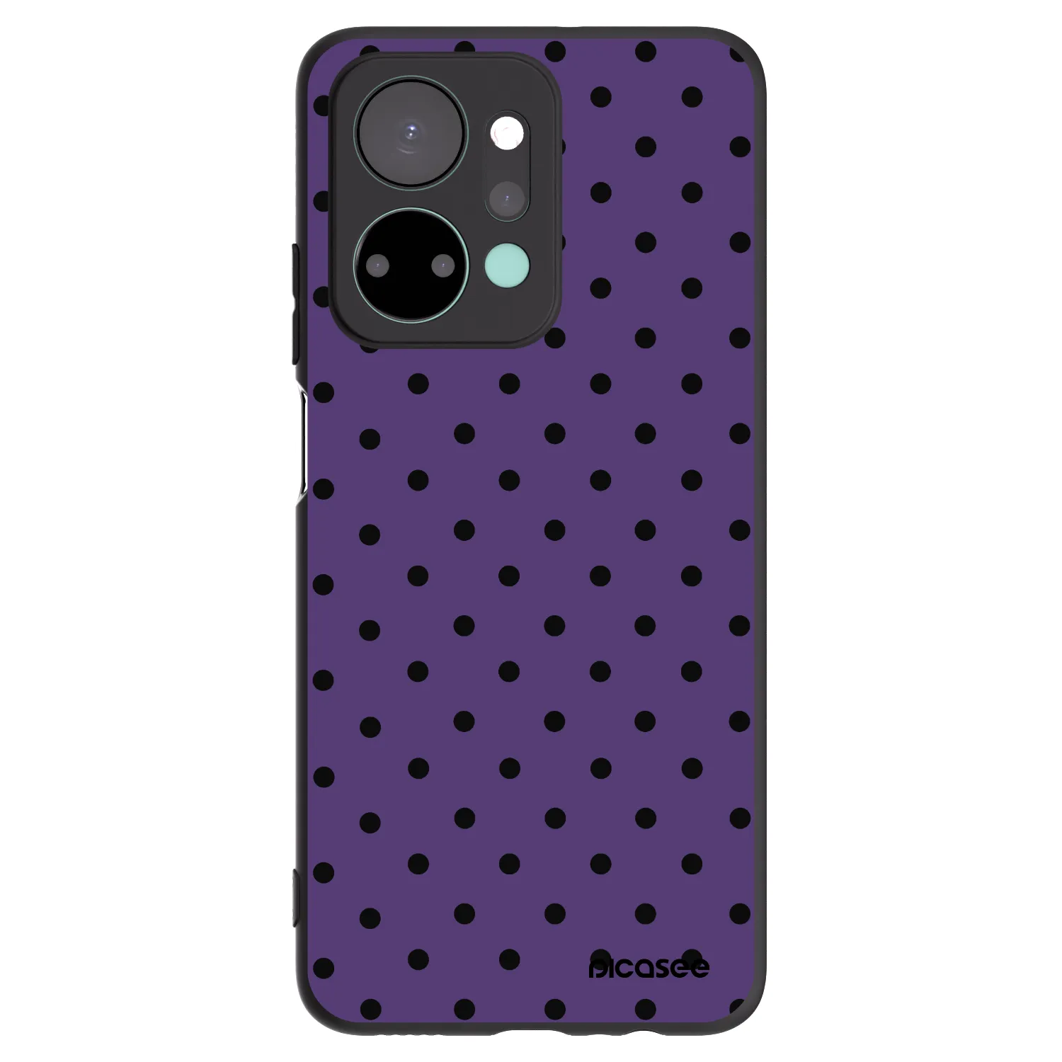 Picasee husă neagră din silicon pentru Honor X7a - Flickers 2