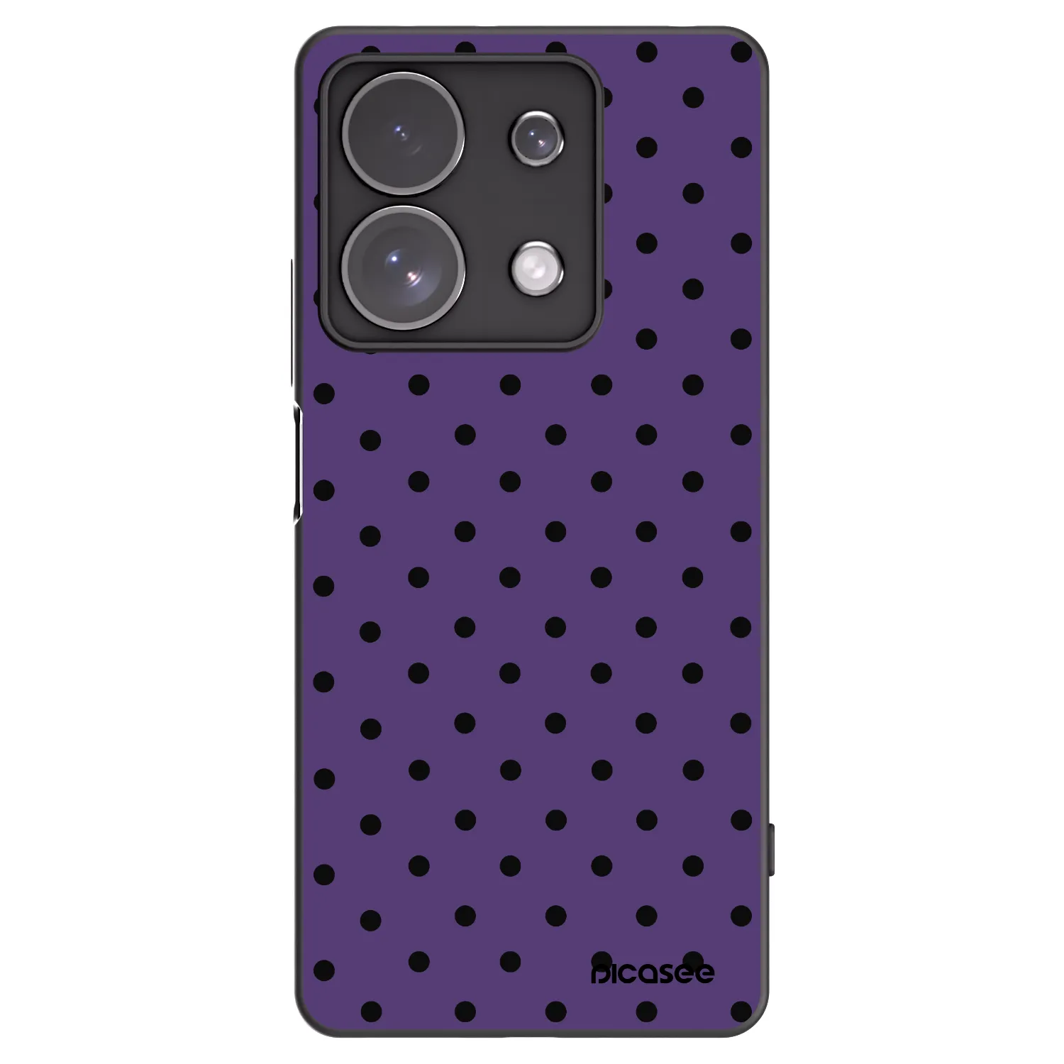 Picasee husă neagră din silicon pentru Xiaomi Redmi Note 13 Pro 4G - Flickers 2