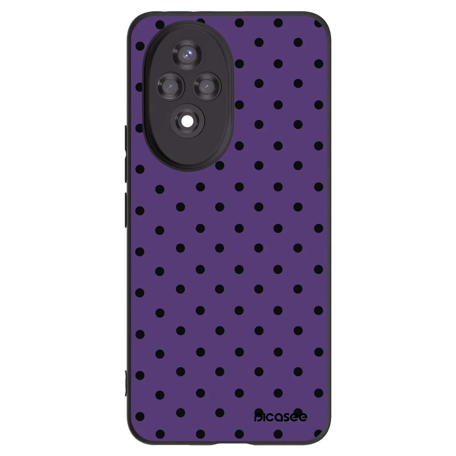 Picasee husă neagră din silicon pentru Honor 200 Pro 5G - Flickers 2