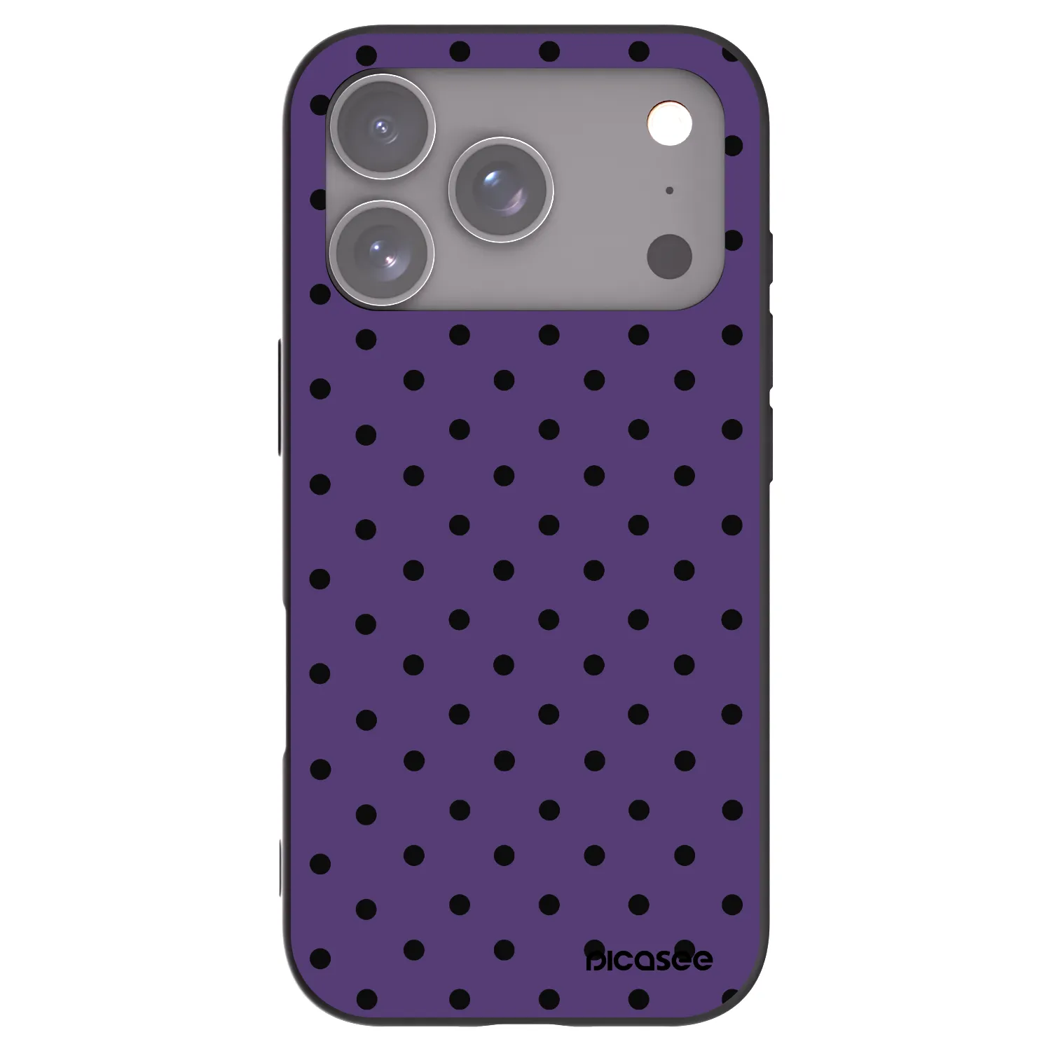 Picasee husă neagră din silicon pentru Apple iPhone 17 Pro - Flickers 2