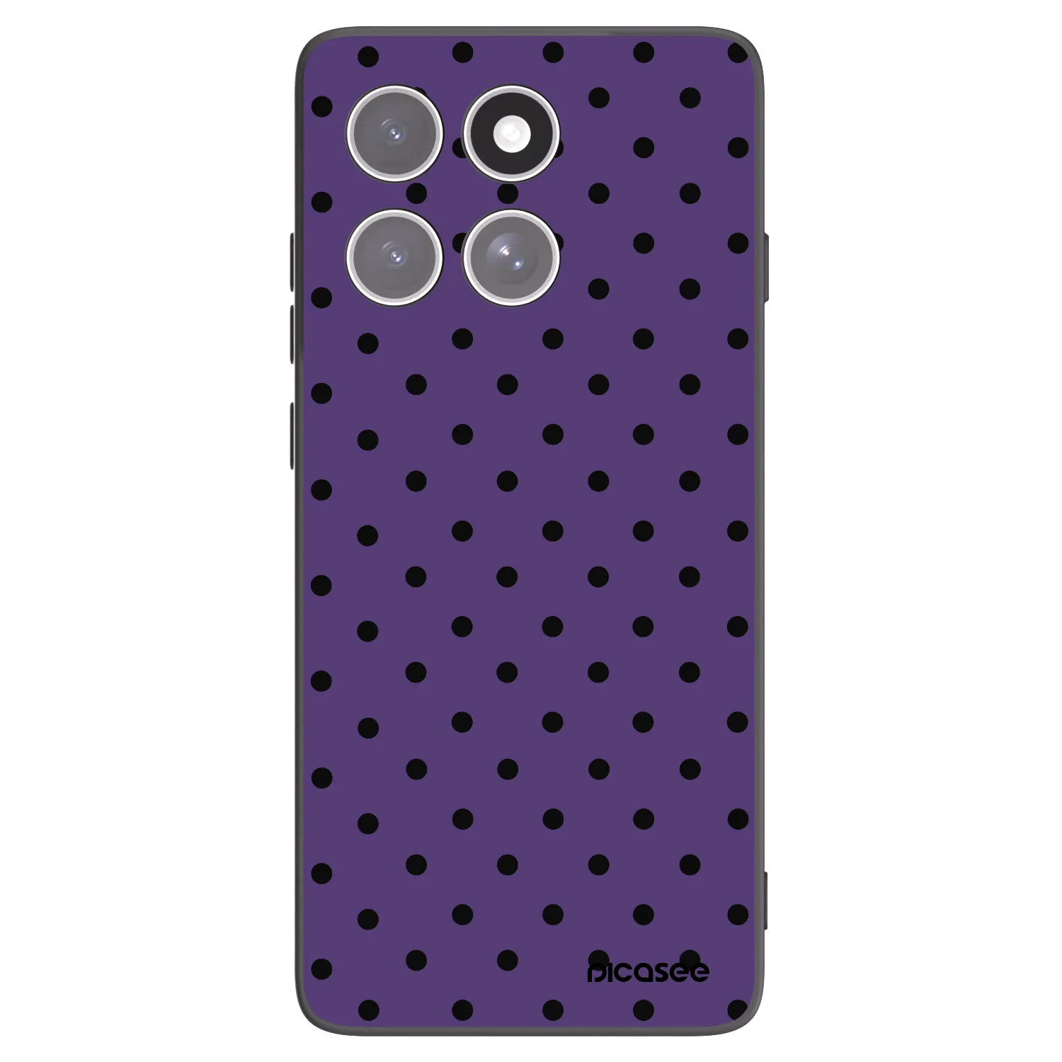 Picasee husă neagră din silicon pentru Motorola Edge 60 Pro - Flickers 2