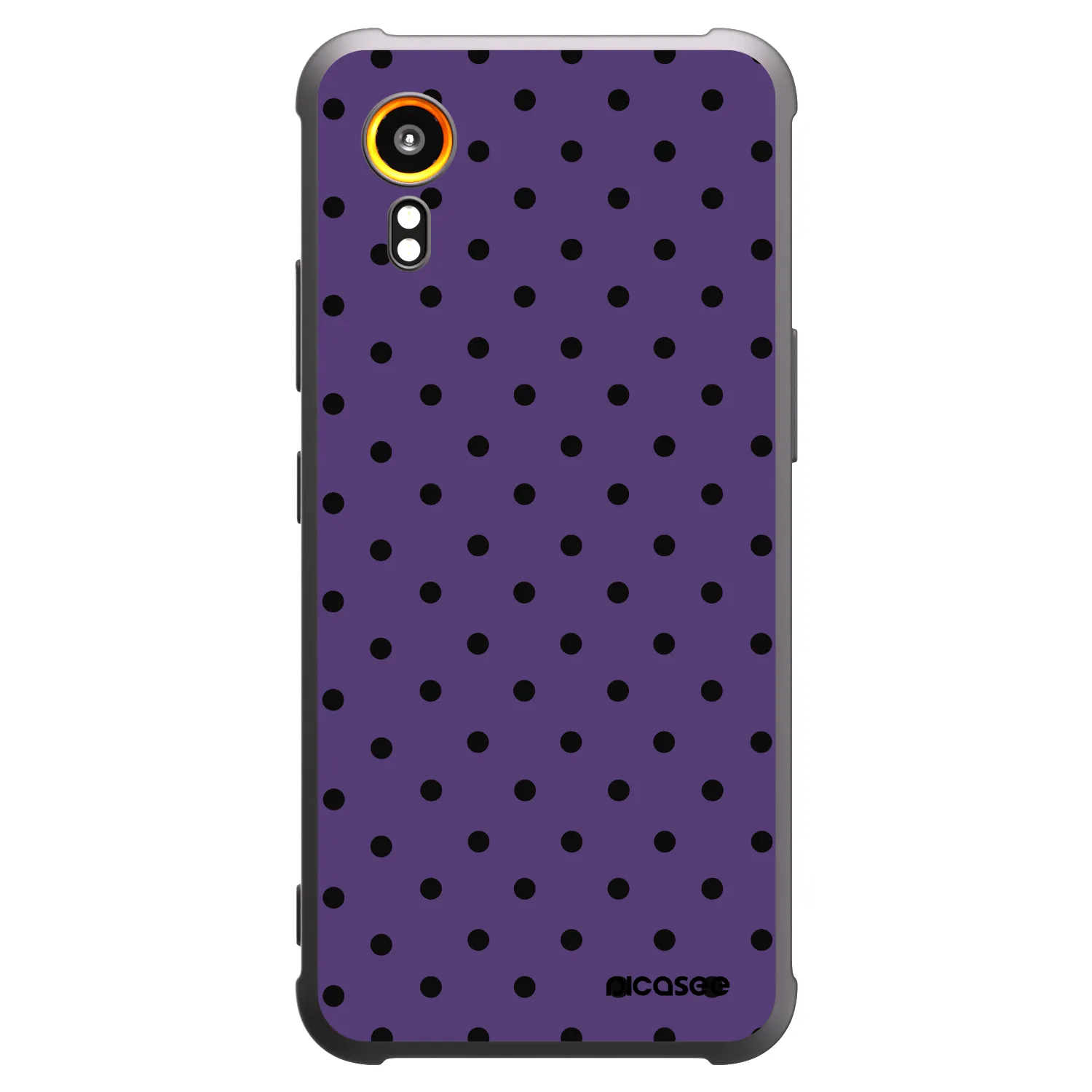 Picasee husă neagră din silicon pentru Samsung Galaxy XCover 7 - Flickers 2