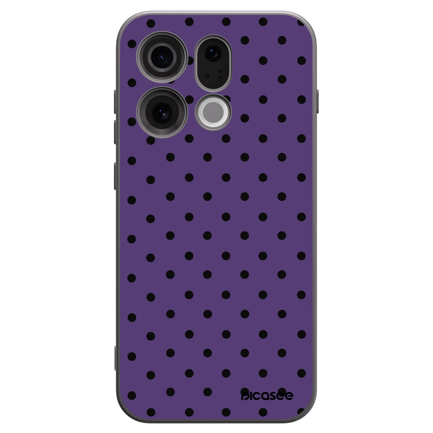 Picasee husă neagră din silicon pentru OPPO Find X9 - Flickers 2