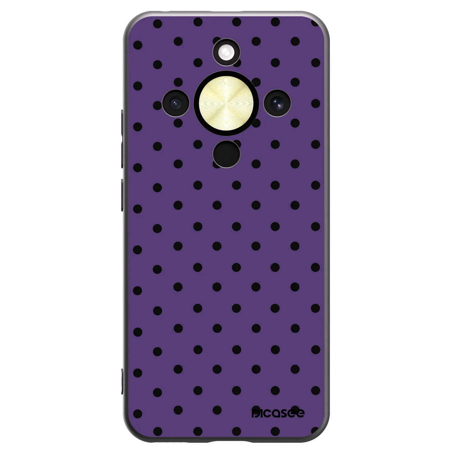 Picasee husă neagră din silicon pentru Honor Magic8 Lite 5G - Flickers 2