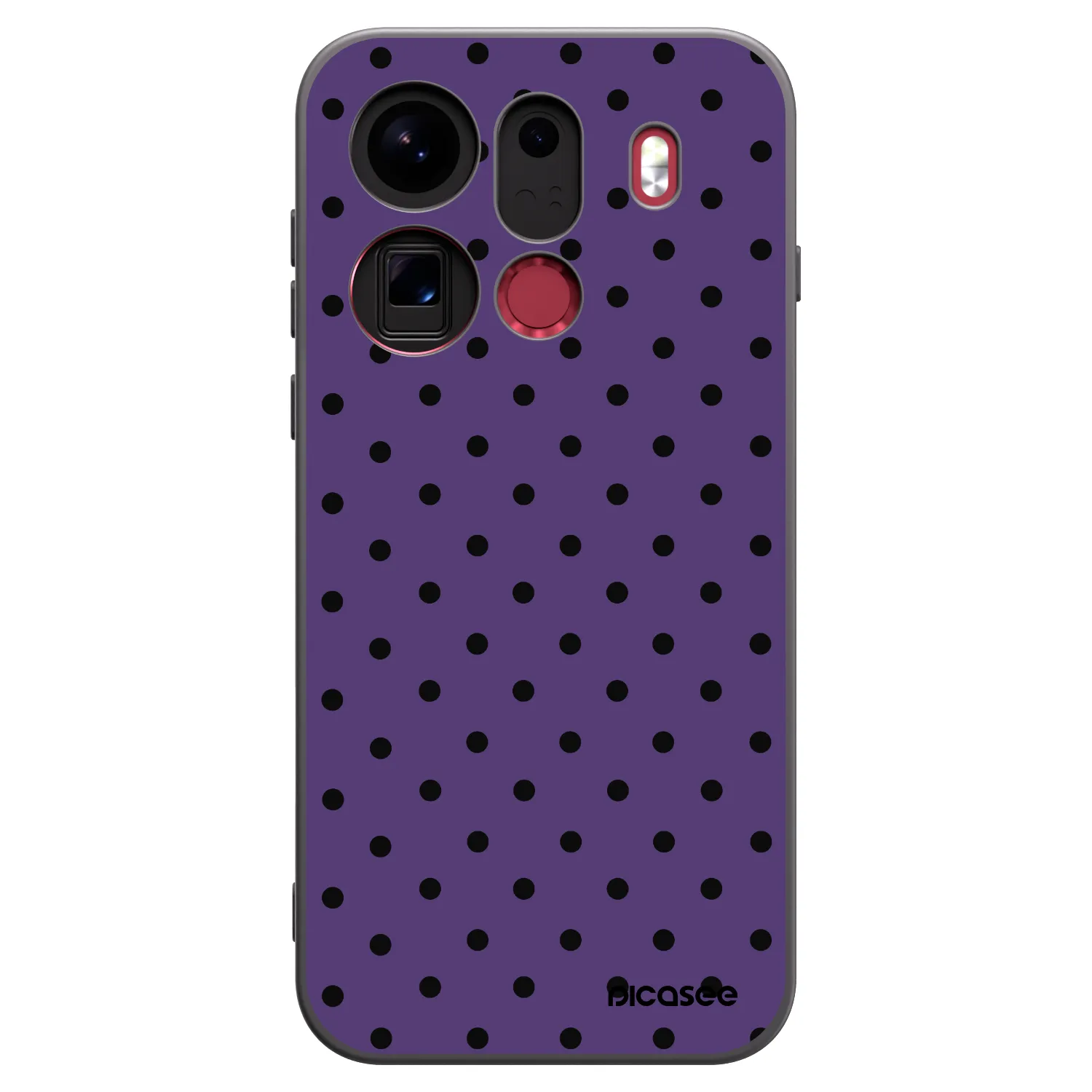 Picasee husă neagră din silicon pentru OPPO Find X9 Pro - Flickers 2