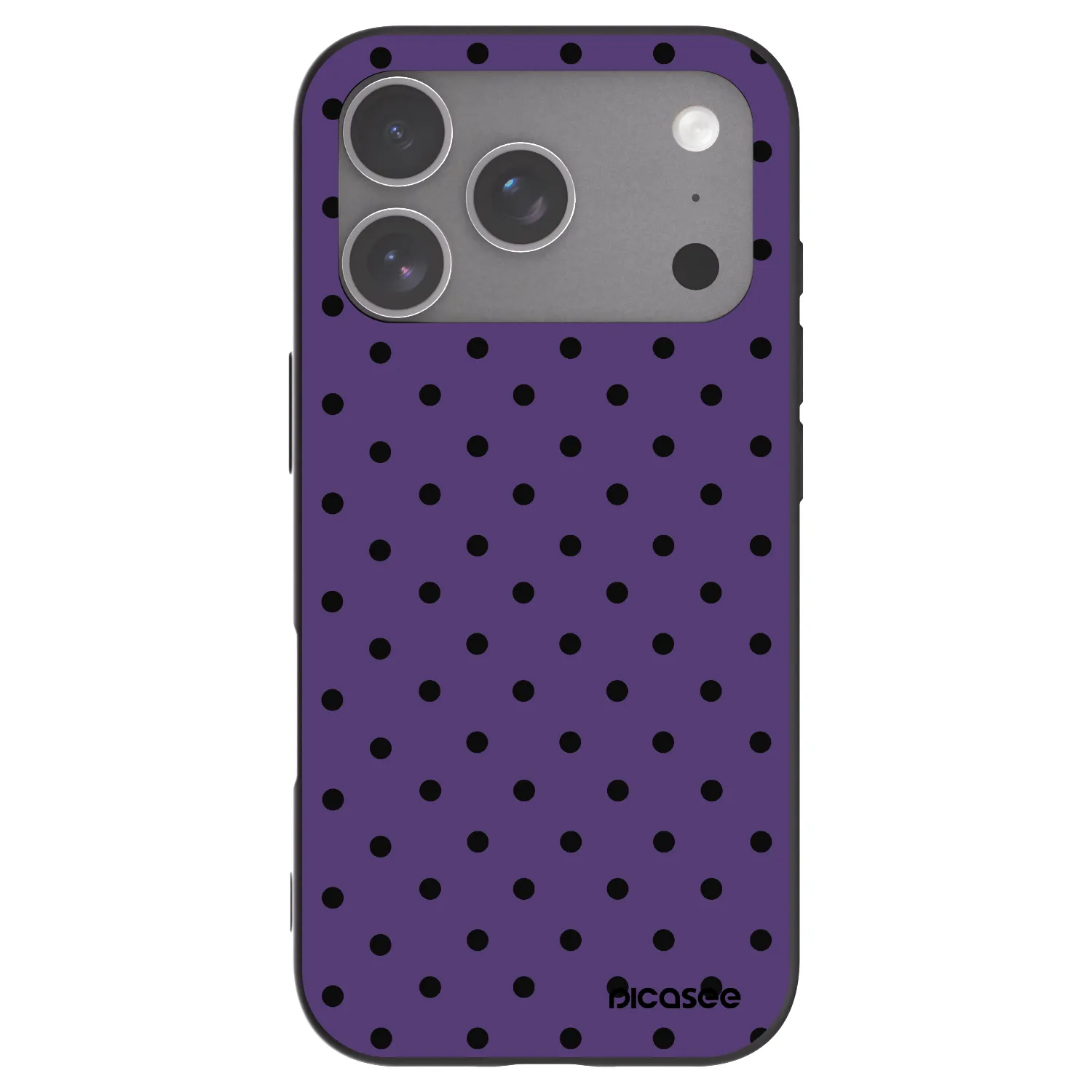 Picasee husă neagră din silicon pentru Apple iPhone 18 Pro - Flickers 2