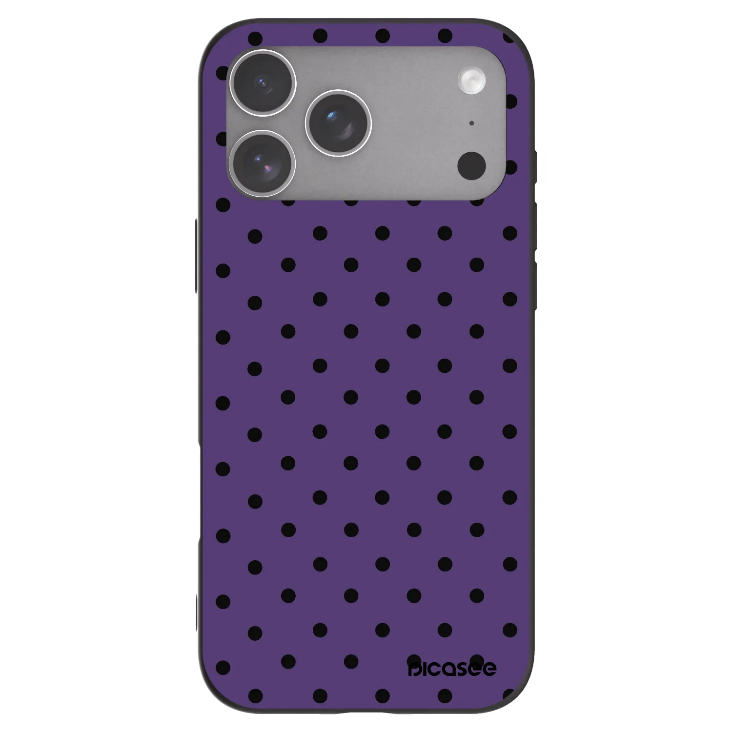 Picasee husă neagră din silicon pentru Apple iPhone 18 Pro Max - Flickers 2