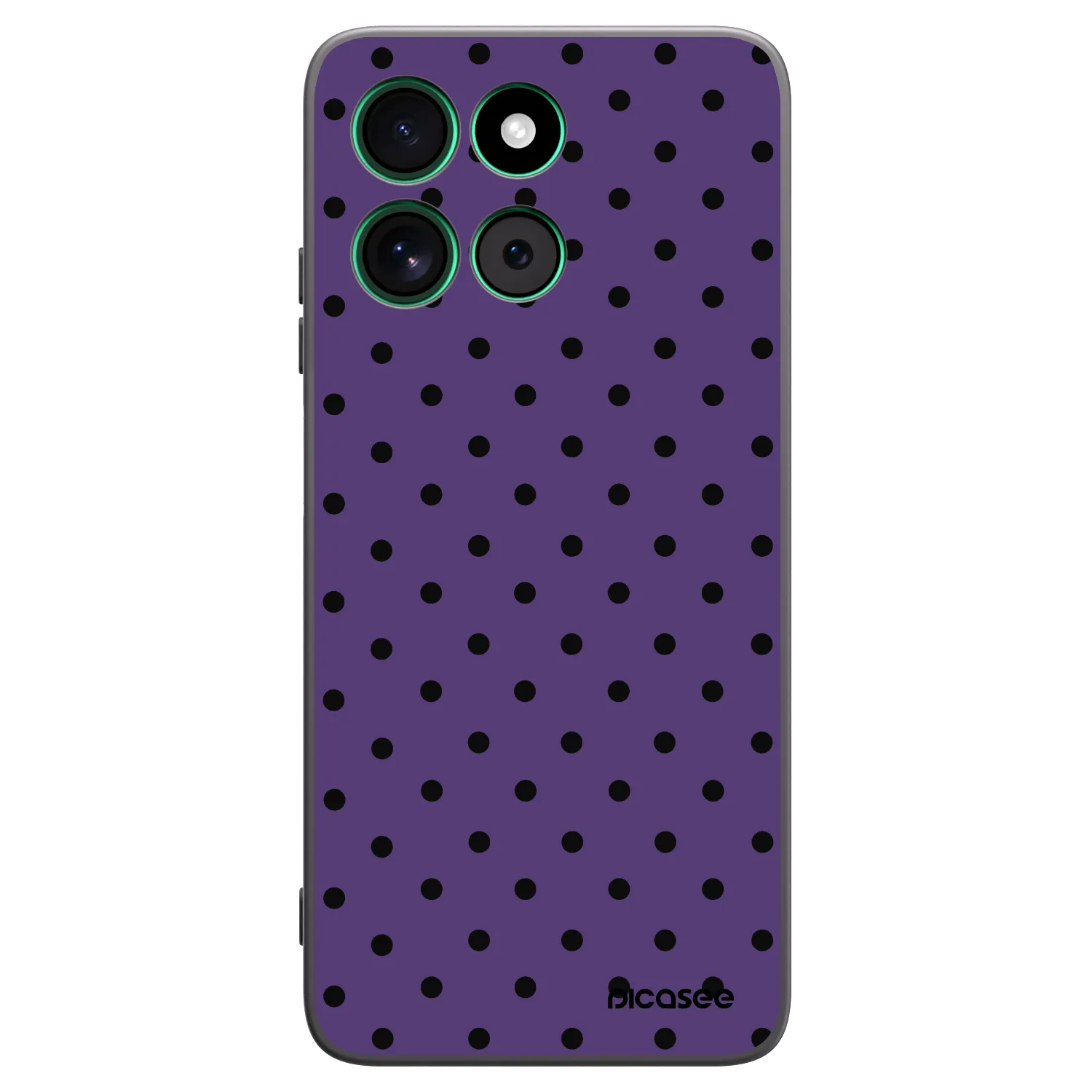 Picasee husă neagră din silicon pentru Motorola Moto G57 Power - Flickers 2
