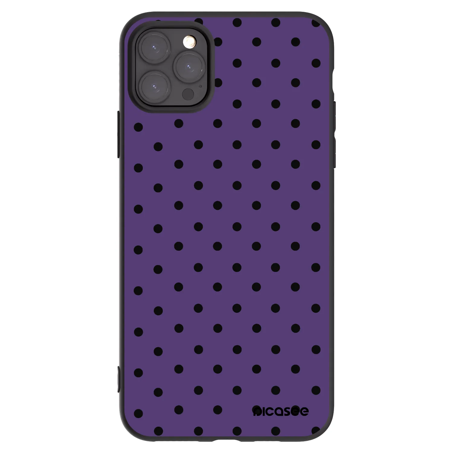 Picasee husă neagră din silicon pentru Apple iPhone 11 Pro Max - Flickers 2