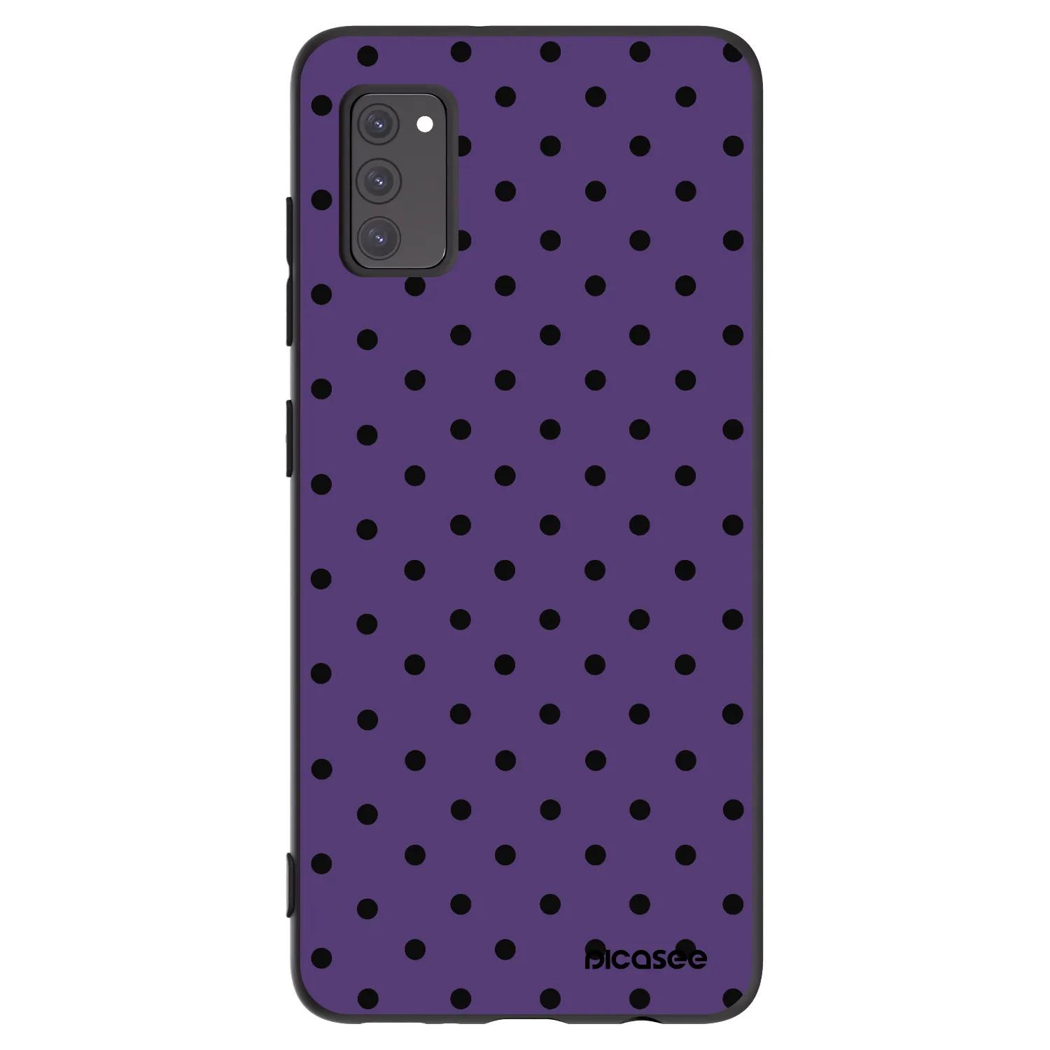 Picasee husă neagră din silicon pentru Samsung Galaxy A41 A415F - Flickers 2