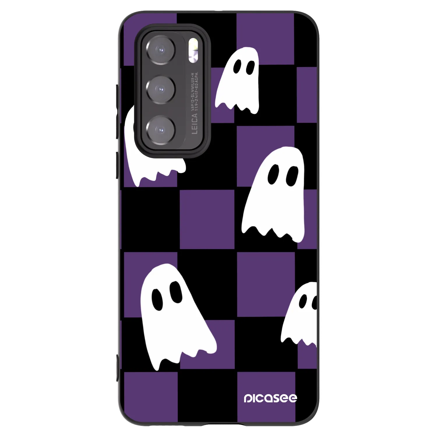 Picasee husă neagră din silicon pentru Huawei P40 - Ghosts