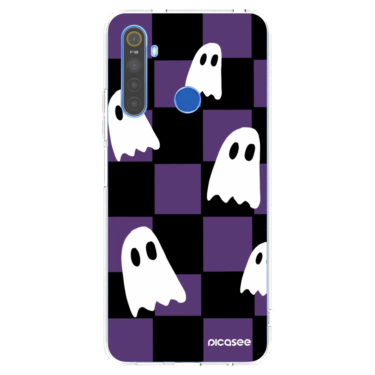 Picasee husă transparentă din silicon pentru Realme 5 - Ghosts