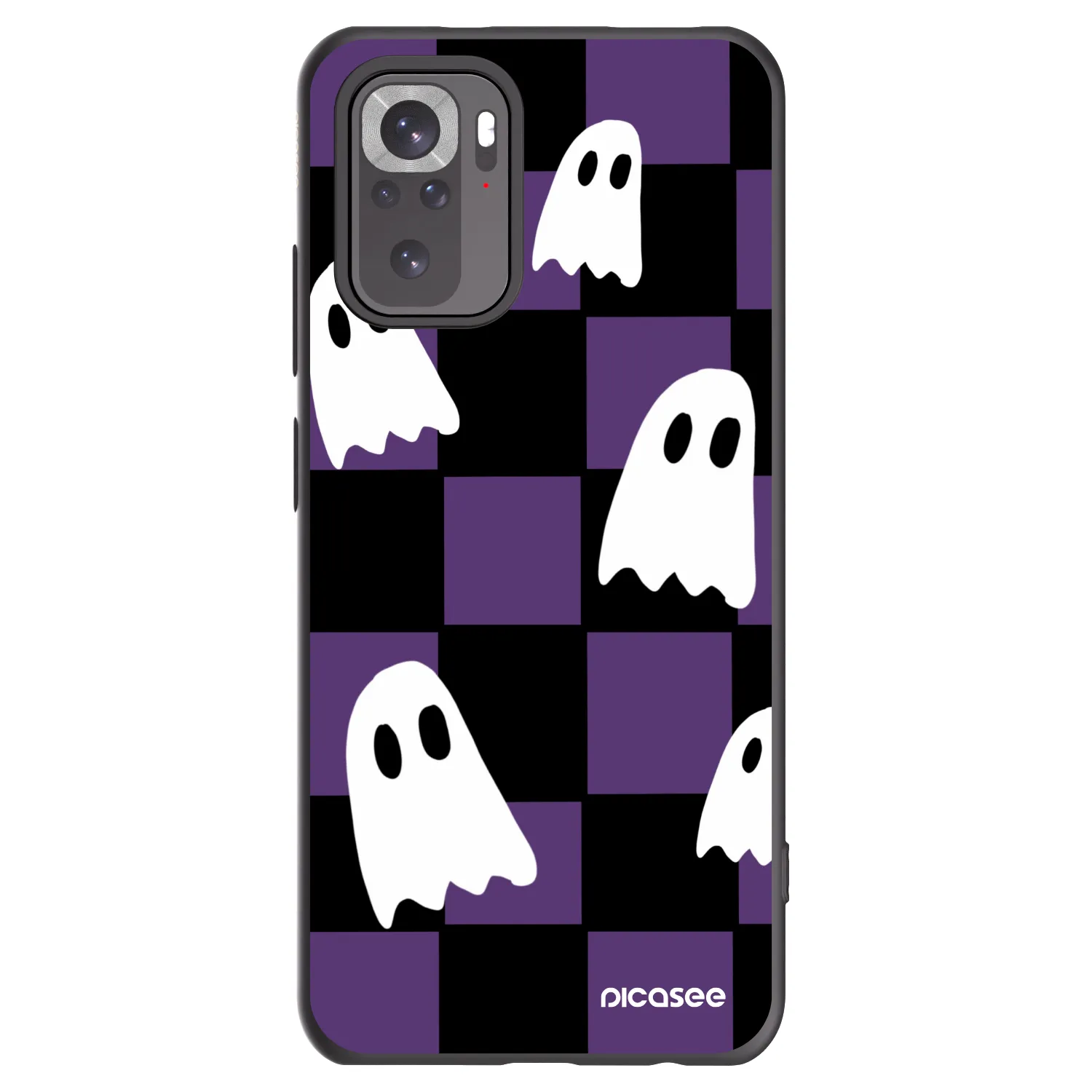 Picasee husă neagră din silicon pentru Xiaomi Redmi Note 10 - Ghosts