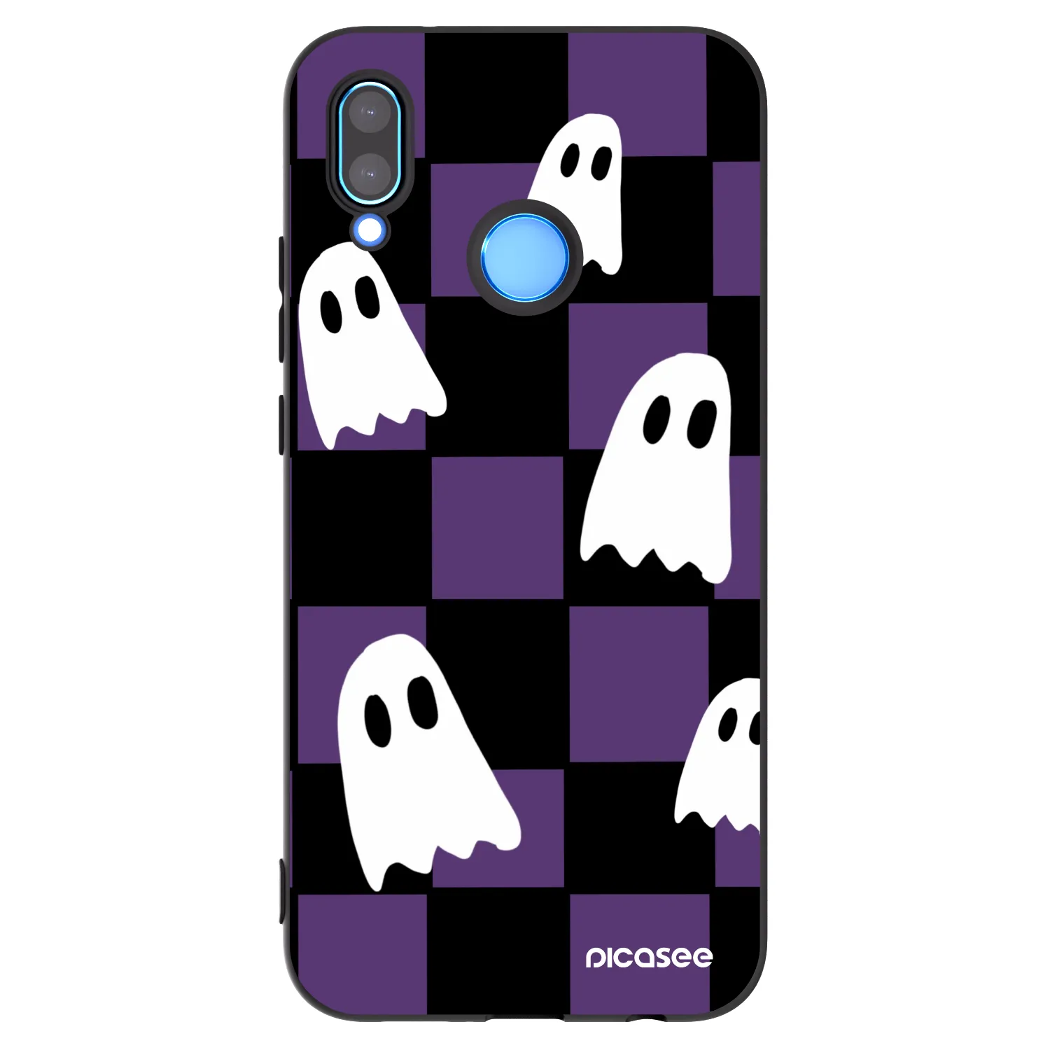 Picasee husă neagră din silicon pentru Huawei P20 Lite - Ghosts