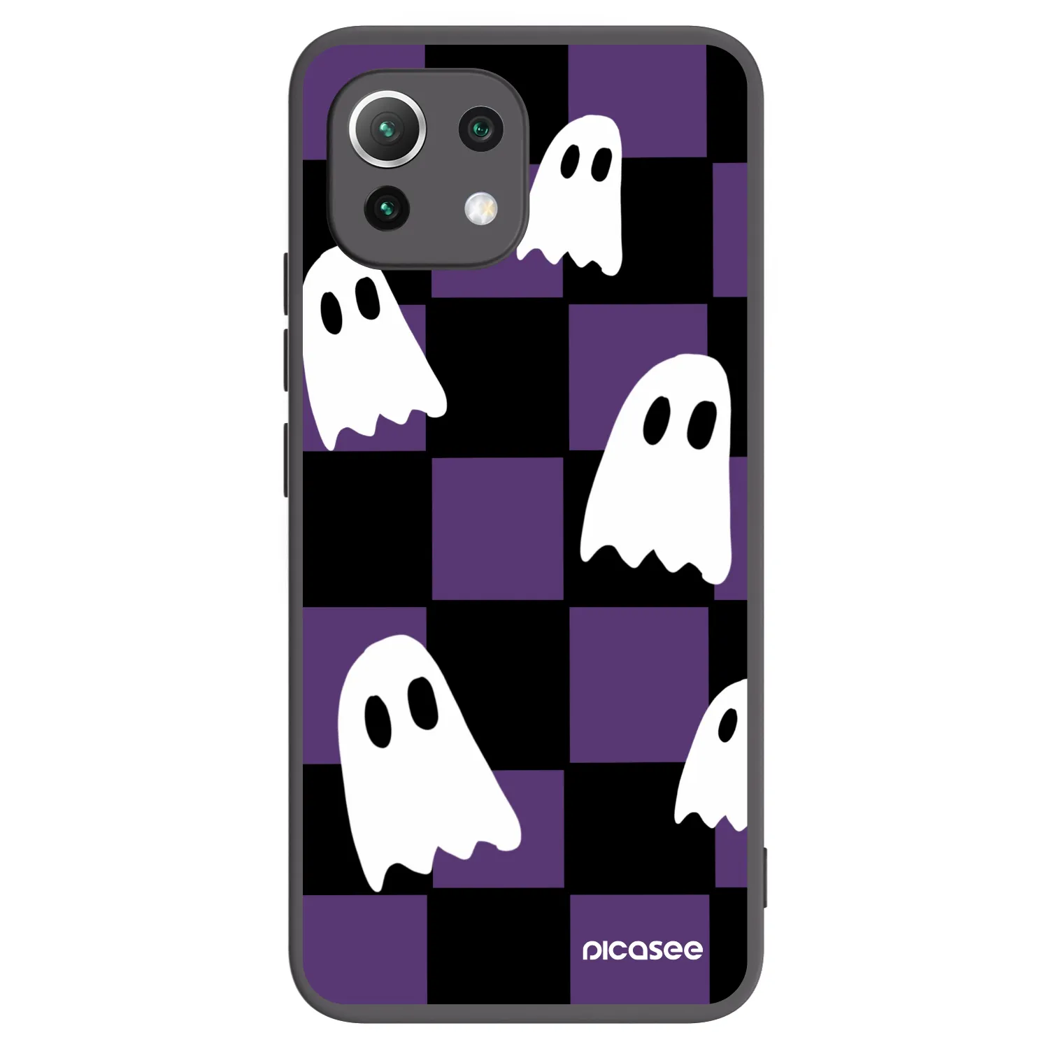 Picasee husă neagră din silicon pentru Xiaomi Mi 11 Lite - Ghosts