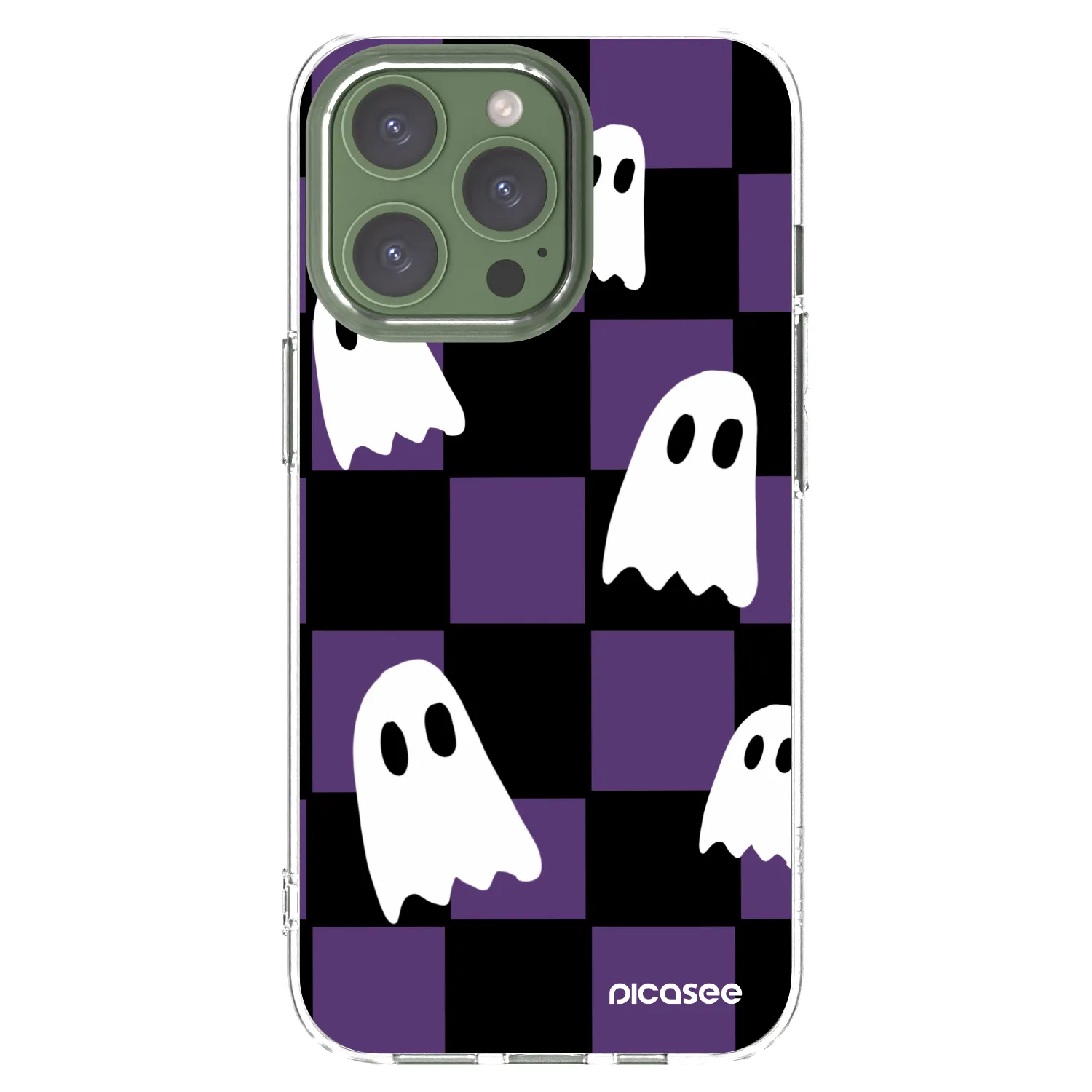 Picasee husă transparentă din silicon pentru Apple iPhone 13 Pro - Ghosts