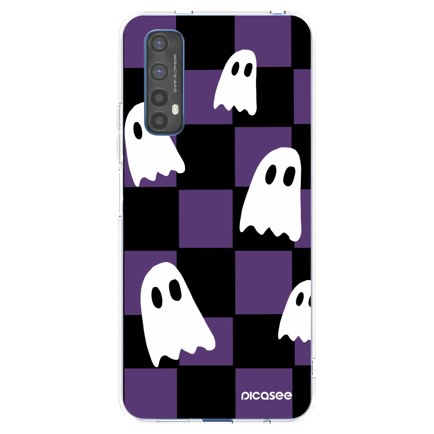Picasee husă transparentă din silicon pentru Realme 7 - Ghosts