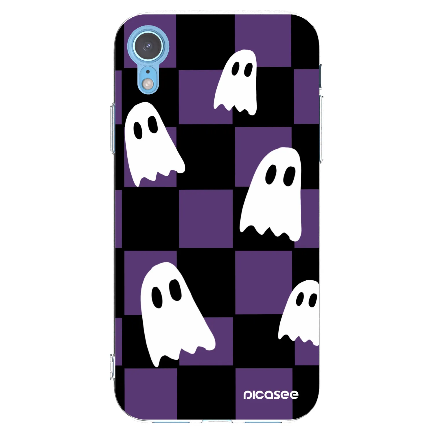 Picasee husă transparentă din silicon pentru Apple iPhone XR - Ghosts