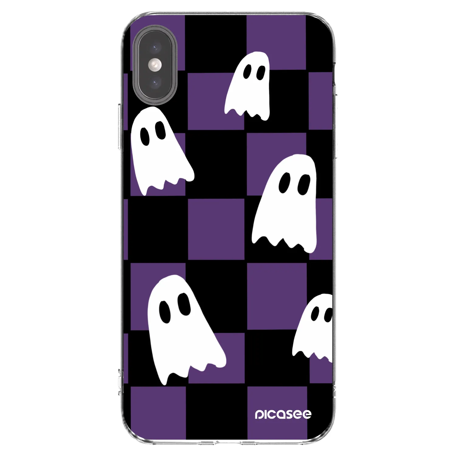 Picasee husă transparentă din silicon pentru Apple iPhone XS Max - Ghosts