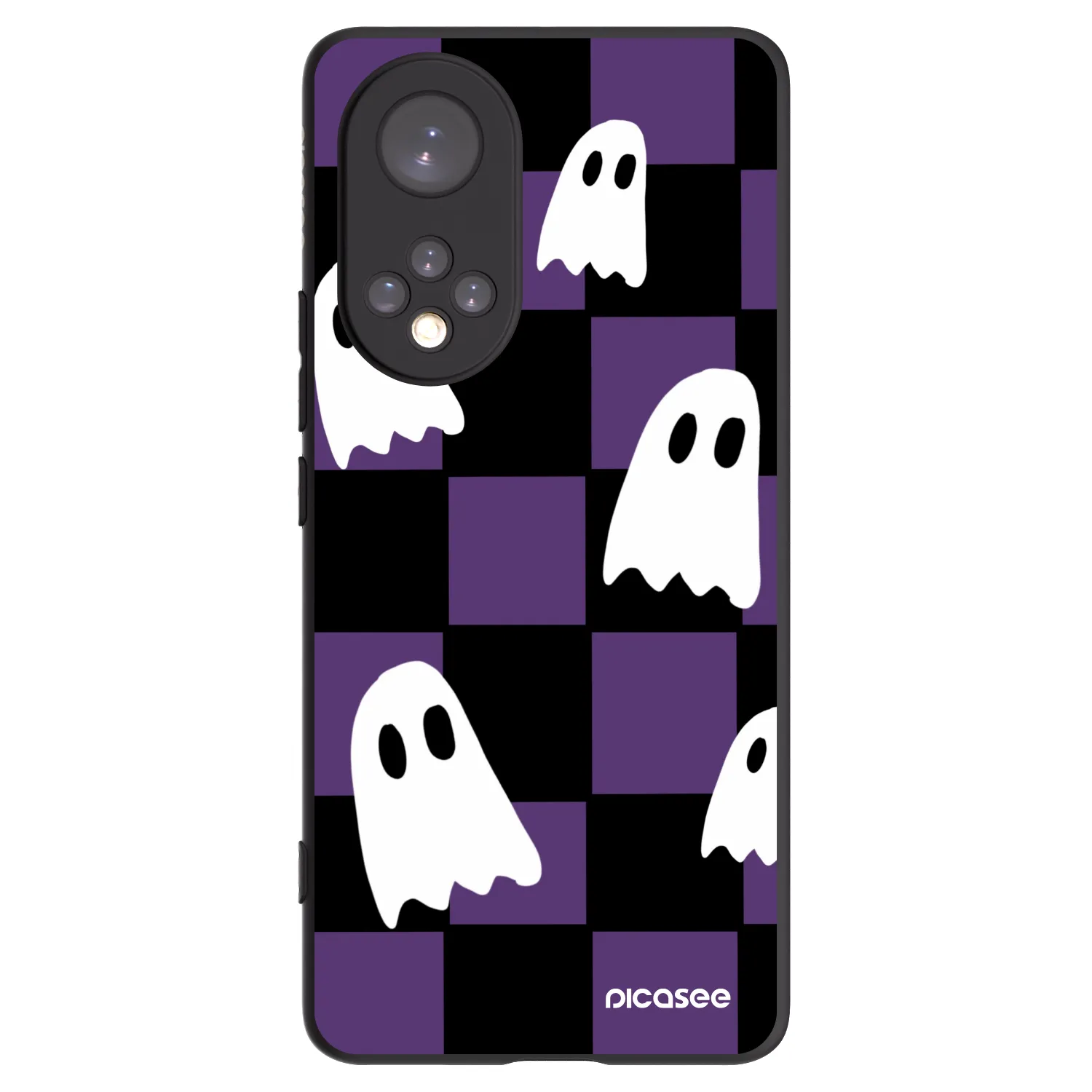 Picasee husă neagră din silicon pentru Huawei Nova 9 - Ghosts
