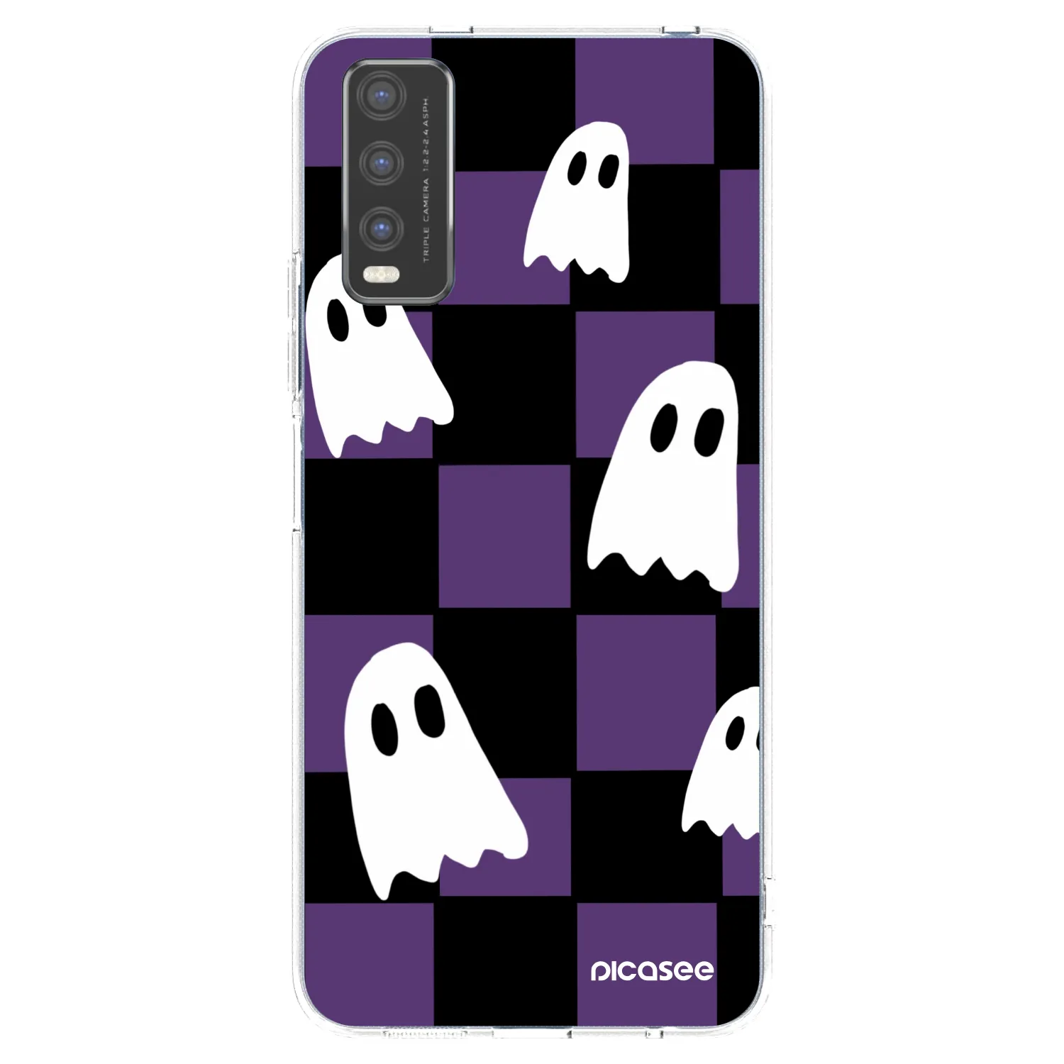 Picasee husă transparentă din silicon pentru Vivo Y20s - Ghosts