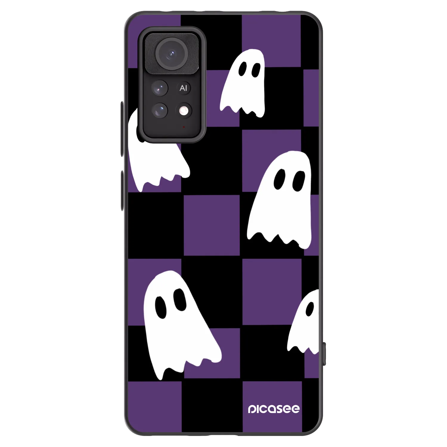 Picasee husă neagră din silicon pentru Xiaomi Redmi Note 11 Pro 5G - Ghosts