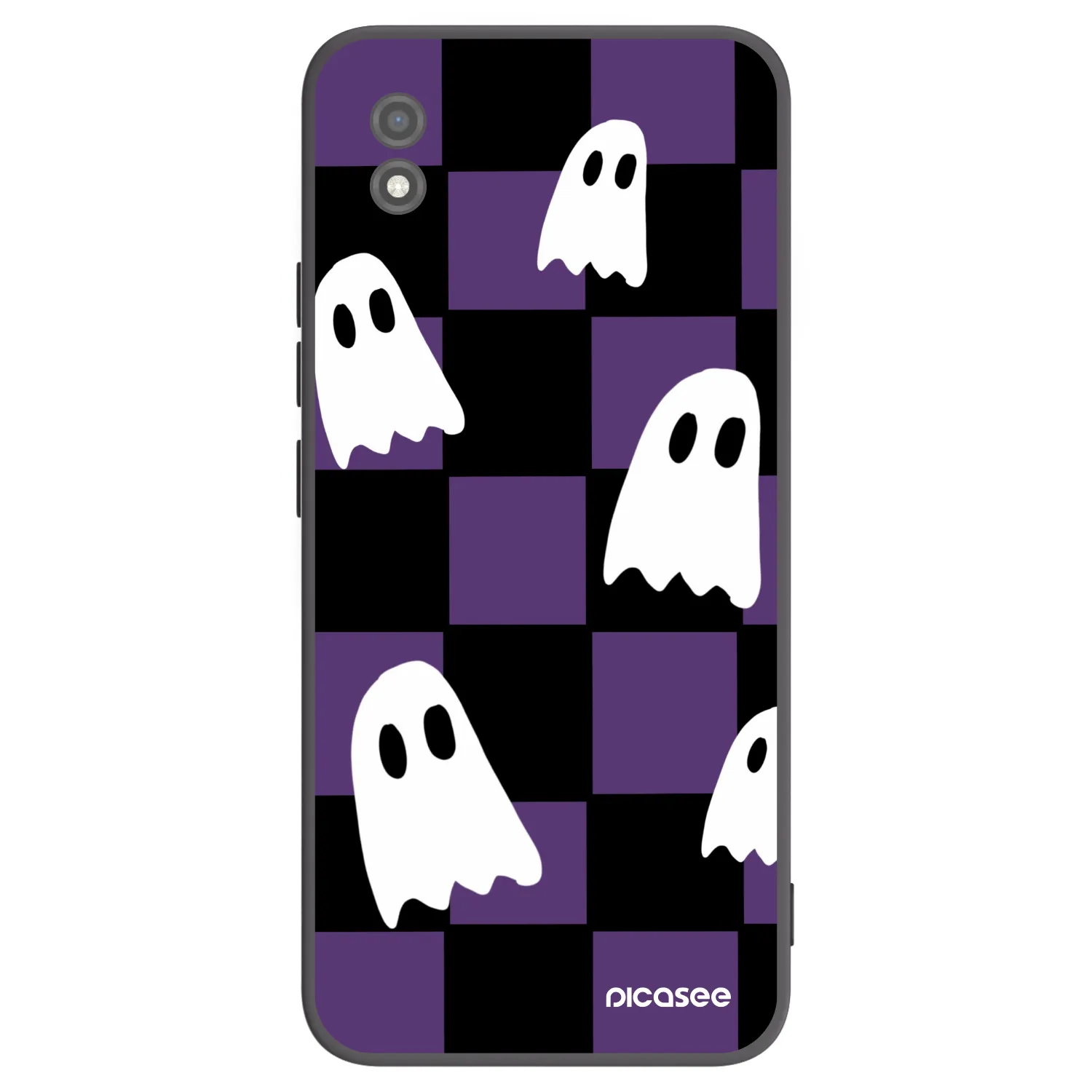 Picasee husă neagră din silicon pentru Realme C11 (2021) - Ghosts