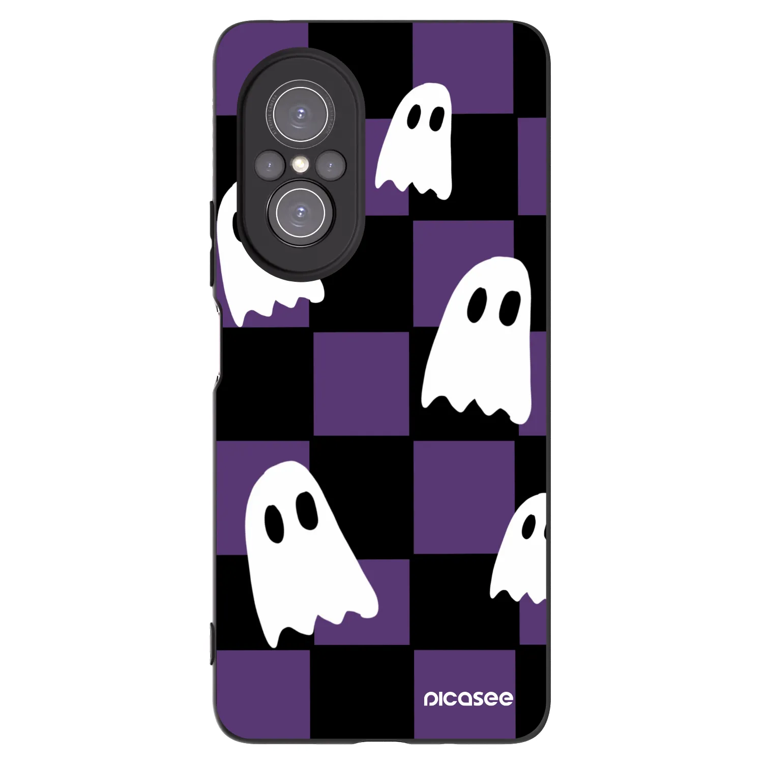 Picasee husă neagră din silicon pentru Huawei Nova 9 SE - Ghosts