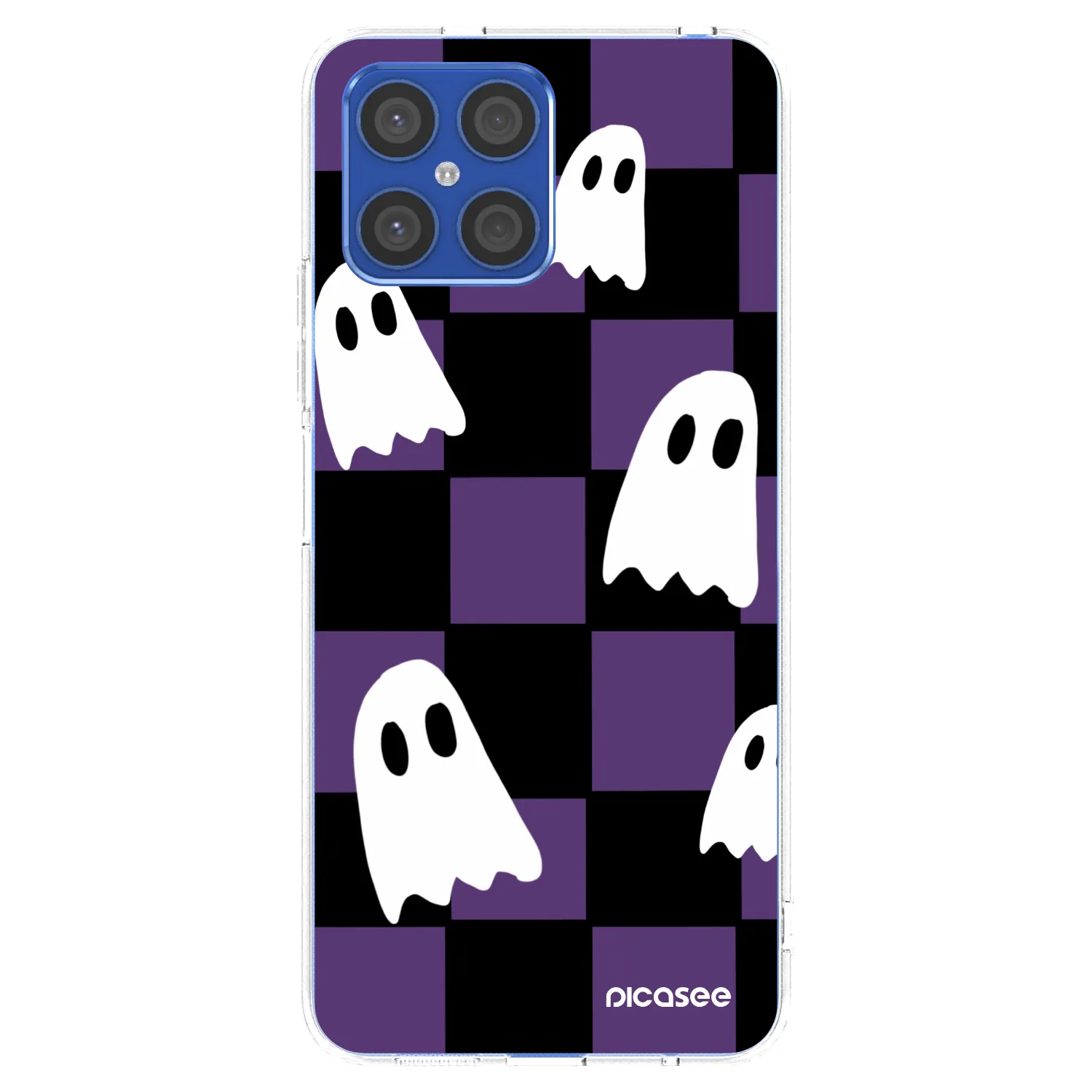 Picasee husă transparentă din silicon pentru Honor X8 4G - Ghosts