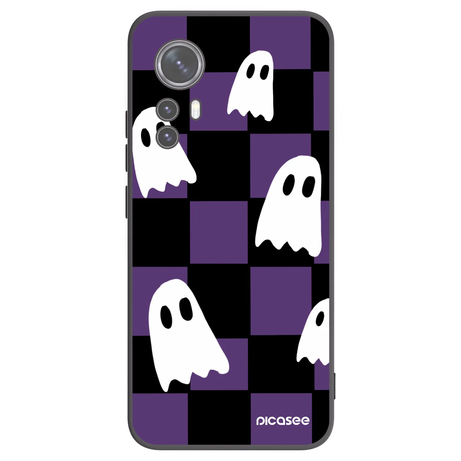 Picasee husă neagră din silicon pentru Xiaomi 12X - Ghosts