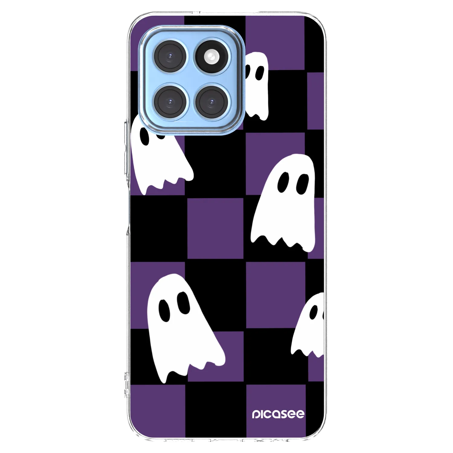 Picasee husă transparentă din silicon pentru Honor X8 5G - Ghosts