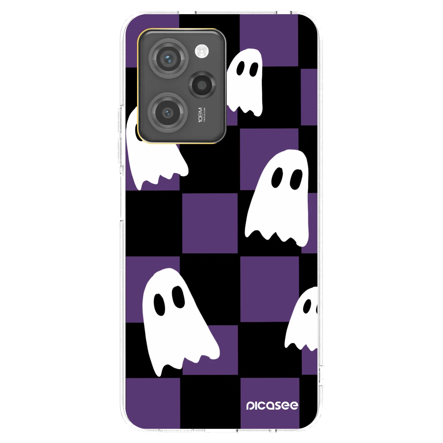 Picasee husă neagră din silicon pentru Xiaomi Poco X5 Pro - Ghosts