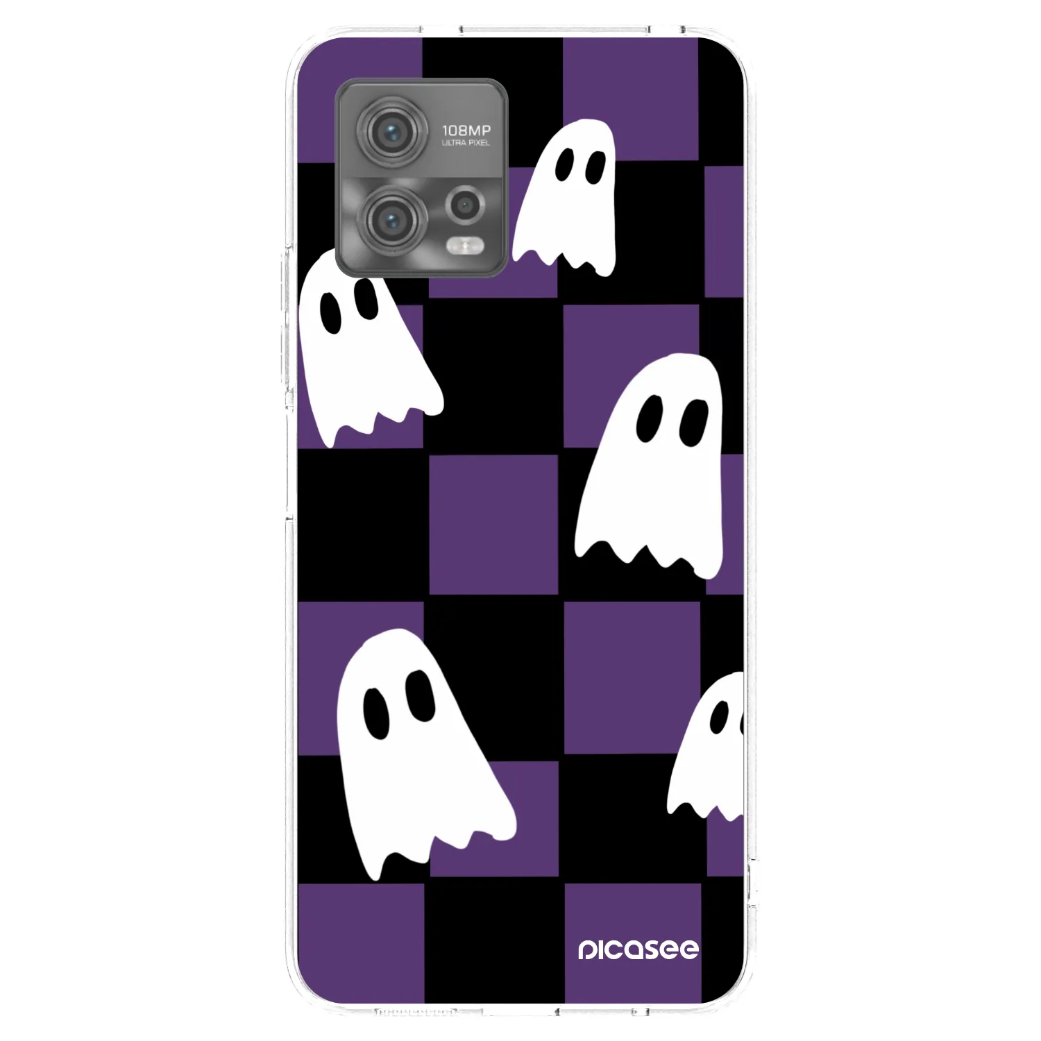 Picasee husă transparentă din silicon pentru Motorola Moto G72 - Ghosts