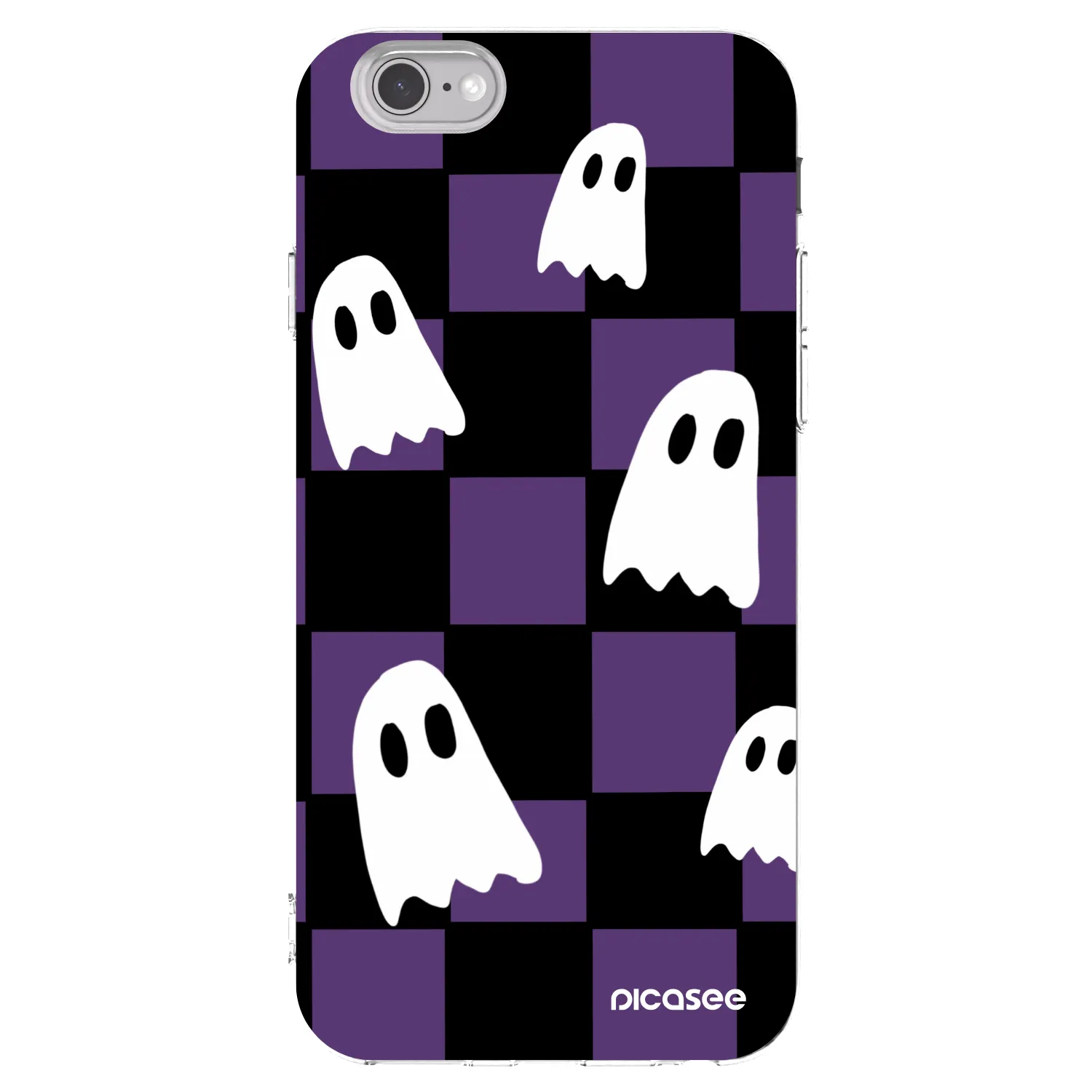 Picasee husă transparentă din silicon pentru Apple iPhone 6/6S - Ghosts
